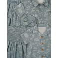 thumbnail image 4 of Modern Moments by Gerber Toddler Girl Puff Sleeve Dress, Sizes 12M-5T, 4 of 10