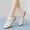 White, variant on Norvail Womens Closed Toe Low Wedge Hollow Out Breathable Sandals, Wide Foot Sandals for Women Dressy, Comfortable Summer Casual Slippers for Beach Vacation Walking