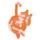 thumbnail image 1 of Cute Cat Butt Coaster Crochet Cat Butt Coffee Mug Tea Drink Coaster for Home, 1 of 4