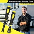 thumbnail image 4 of 2-piece slack adjuster tool set for semi-trailer, fork end release and 5/16” double square reversible ratchet, automatic slack adjuster release kit, 4 of 6