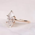 thumbnail image 3 of Cora Jewellery 2CT Marquise Moissanite Engagement Ring For Women, 18K Rose Gold, 3 of 7