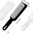 thumbnail image 2 of paquetes de peines de peluquero, peine recortador con parte superior plana, peine recortador de pelo, 2 of 5