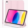 thumbnail image 1 of Funda iMieet para iPad de décima generación de 10,9 pulgadas con soporte para lápices, color rosa, 1 of 7