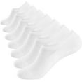 thumbnail image 1 of Calcetines de Algodón Invisibles de Corte Bajo con Forro Invisible para Hombre, Packs de 10 a 13 (Blanco, Paquete de 6), 1 of 3