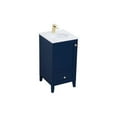 thumbnail image 4 of 18 inch Single Bathroom Vanity in Blue, 4 of 8