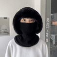 thumbnail image 2 of ManxiVoo Full Coverage Balaclava Style Knit Hat Wind Resistant Fleece Lined For Extreme Weather Outdoor Activities SizeBlack, 2 of 6
