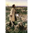 thumbnail image 2 of Ruger Donoho 17x24 Black Ornate Framed Double Matted Museum Art Print Titled: Shepherd (1884), 2 of 5