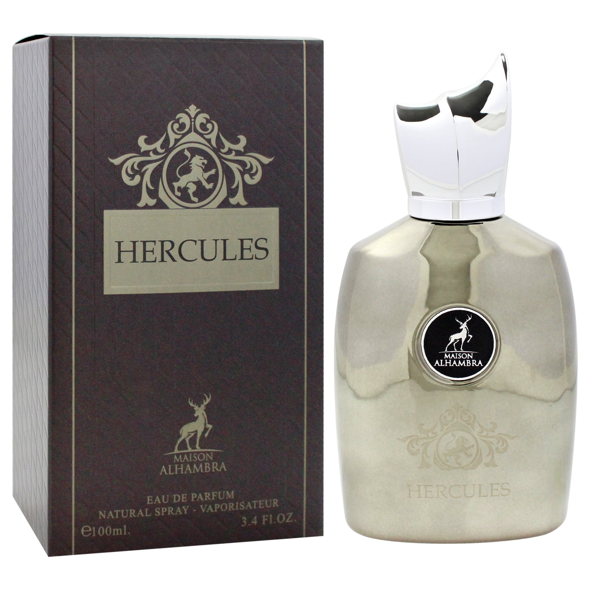 香水(男性用) MAISON ALHAMBRA HERCULES Maison Alhambra Aromatic Spicy EDP Spray 3.4 oz with Cinnamon