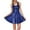 Blue*, variant on Women's Dress Casual Neon Sequins Scale Glossy A-Line Party Sleeveless Round Neck Comfortable Daily Wear Beach Vacation Dresses