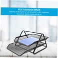 thumbnail image 3 of Estante para archivos, soporte para documentos, bandeja de Metal, organizador, archivador, estante organizador de archivos, estante de almacenamiento de archivos, organizador de documentos, 3 of 5