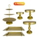 thumbnail image 1 of 6 piezas Bases para Pasteles y Postres Color Oro, 1 of 3