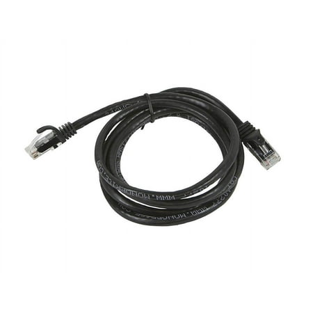 UPC: 0757901812194 | Monoprice Flexboot Cat5e Ethernet Patch Cable – Network Internet Cord – RJ45  Stranded  350Mhz  UTP  Pure Bare Copper Wire  24AWG  14ft  Black