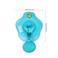 thumbnail image 3 of Anillo de natación para bebés, anillo de natacia inflable, fácil de transporte y almacenar un tamaño pequeño y liviano para bebés para niños de piscina, 3 of 7