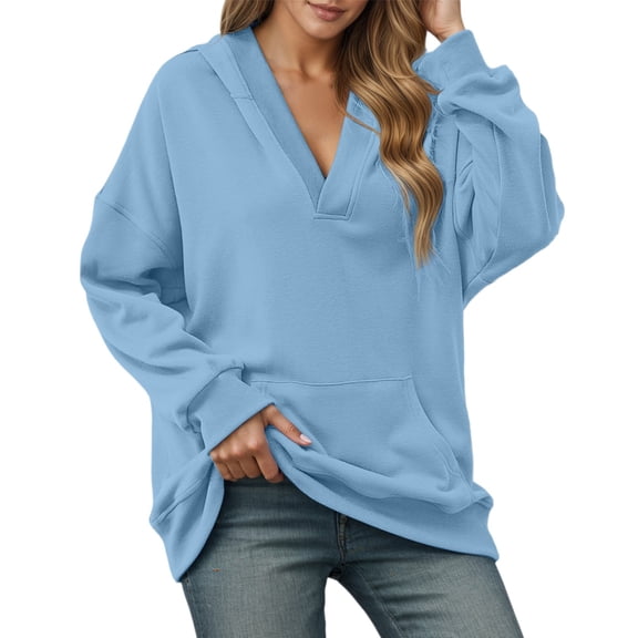 EDFBUYKRS Female Long Sleeve Sweatshirt Fisoew Womens Striped Oversized Sweatshirt Casual Crewneck Long Sleeve Shirts Fall Loose Pullover Tops Size S