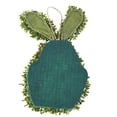 thumbnail image 4 of Corona de puerta de hoja verde de Pascua, guirnalda de primavera artificial ABS de 13.4x7.5 pulgadas, decoración duradera del porche al aire libre, colgado versátil de vacaciones para Pascua, 4 of 5
