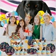 thumbnail image 2 of Dachshund Birthday Supplies Plates Decorations Decor Backdrop Banner Cake Topper Fans, 2 of 6