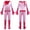 Pink, variant on Rongking Girls Princess Peach Costume Bodysuit Halloween Cosplay Jumpsuit W/Scarf for 3-9Y