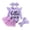 Purple, variant on mgoYE Hello I'm New Here Newborn Baby Girl Outfit Ruffle Romper Tiered Tutu Dress Shorts Headband Socks Coming Home Clothes Set