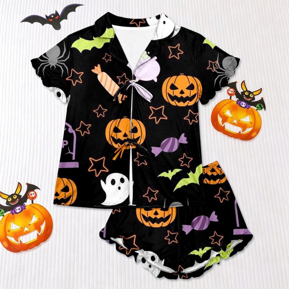 Toddler Girls Outfit Ruffle Short Sleeve Cute Ruffle Autumn Nightwear for Girls Lightweight Shorts Set