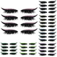 thumbnail image 6 of Happydeer 4 Pairs False Eyelashes Reusable 2 in 1 Eyelash Artificial Fiber Instant Winged Outline Glitter Eyeliner Stickers for Women, 6 of 13