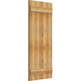 thumbnail image 2 of 21 1/2"W X 50"H Timbercraft Four 5 3/8" Boards Joined Board-N-Batten Shutters, Rough Sawn Western Red Cedar (Per Pair), 2 of 13