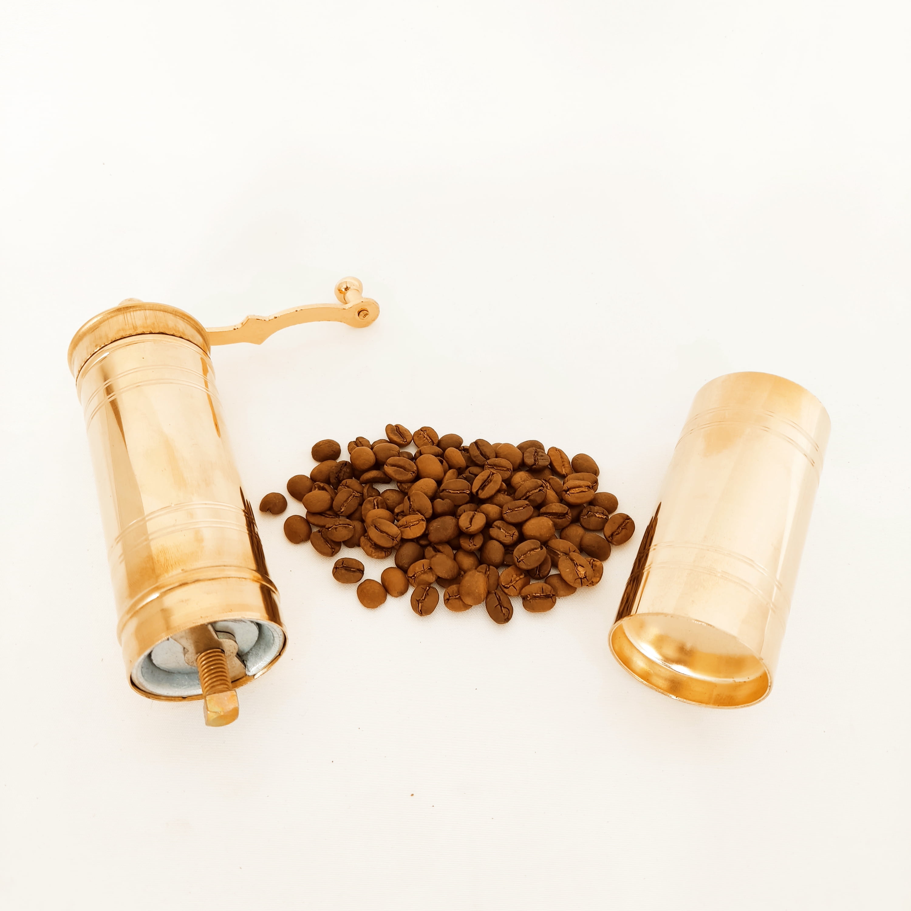 Manual Coffee Mill, Pepper Mill, Brass Mill, Handmade Grinder, Coffee Grinder, Pepper Grinder
