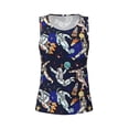 thumbnail image 3 of Picia Astronauts in sport Pattern Women's Workout Tank Top,Breathable Activewear,Slim Fit Athletic Top,Versatile Workout Moisture-wicking top-Large, 3 of 9