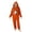 Earthy Yellow(Pumpkin Ghost), variant on Halloween Jumpsuits for Women Fall Funny Cozy Pumpkin Ghost Hooded Flannel Pajamas Autumn Holiday Fashion One-Piece Outfit for Party Earthy Yellow XXL