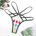 thumbnail image 4 of Twister Game Halloween Costume Open Type Women's Panties Crotch Opening G-strings Thongs Lingeries Underwear, 4 of 7