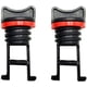 thumbnail image 1 of Linterna LED 10000 lúmenes, 5000 mAh USB recargable 26650 batería incluida, 341 modos de luz, zoom, largo tiempo de trabajo linterna táctica de mano para camping, senderismo, caza, emergencia, 1 of 4