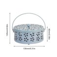thumbnail image 4 of Soporte Portátil para Bobina Mosquitos Con Asa Incienso Metal () Azul, 4 of 4