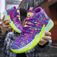 thumbnail image 5 of Men’s High-Top Basketball Shoes, Lightweight Mesh Sneakers, Breathable Sports Trainers, Shock-Absorbing Cushion Sole, Non-Slip Court Shoes, Streetwear Fashion Athletic Sneakers, 5 of 9