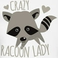 thumbnail image 3 of CafePress - Crazy Racoon Lady Pajamas - Women's Light Pajamas, 3 of 4