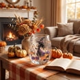 thumbnail image 7 of Halloween Stemless Wine Glass 420ml 2D Ghost Pumpkin Witch Rhinestone Clear Tumbler Cup Spooky Fall Drinking Glassware for Party Home Bar Table Decor Holiday Gift Options, 7 of 7