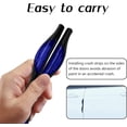 thumbnail image 3 of Hawyet 2 PCS Car Side Door Edge Guards, 8.2In Anti-Collision Vehicle Door Protection Trim with Reflective Warning, Universal Waterproof Door Side Accessories for Cars Sedans Trucks SUVs (Blue), 3 of 5