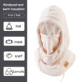 thumbnail image 2 of Mascarilla de invierno cálida máscara de esquí para hombres y mujeres clima frío motocicleta bicicleta ciclismo calentador de cuello, 2 of 6
