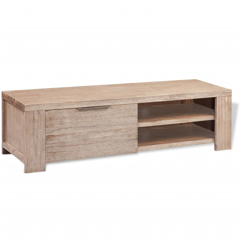 Solid Wood TV Cabinet, Modern Entertainment TV Stand Unit for Living Room and Bedroom