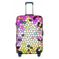 thumbnail image 2 of Goofa Colorful Tie Dye Stained Glass 3 Pattern Luggage Covers For Suitcase,Suitcase Cover Protector Fit 18-32 Inch Luggage-X-Large, 2 of 9