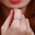 thumbnail image 4 of czcpp-Initial Rings for Women Teen Girls Stackable Butterfly Initial Letter Rings Crystal Inlaid Capital Alphabet Ring 14k Gold Silver Rose Gold Plated Open Adjustable Initial rings Jewelry Gifts, 4 of 4
