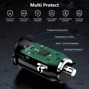10FT for iPhone 14 13 24W Dual Port, with 2 pack Type C Cable USB C Car Charger,Type C to L Cable Compatible with iphone 14 13 12 11 x 8 7