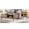 thumbnail image 6 of NPD Furniture Caine 20" Rattan Woven Nightstand in Brown/Black, 6 of 10
