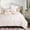 Chiara, variant on ESCA 7-Piece Shadha Beige and Pink Comforter Set , Floral Pink Bedding Set- King/Cal King Size