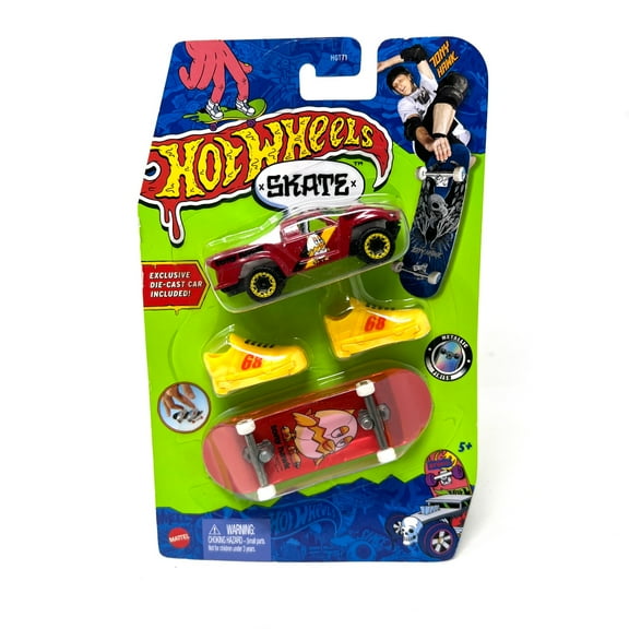 Hot Wheels Skate Metalic Finish Skate & Vehicle