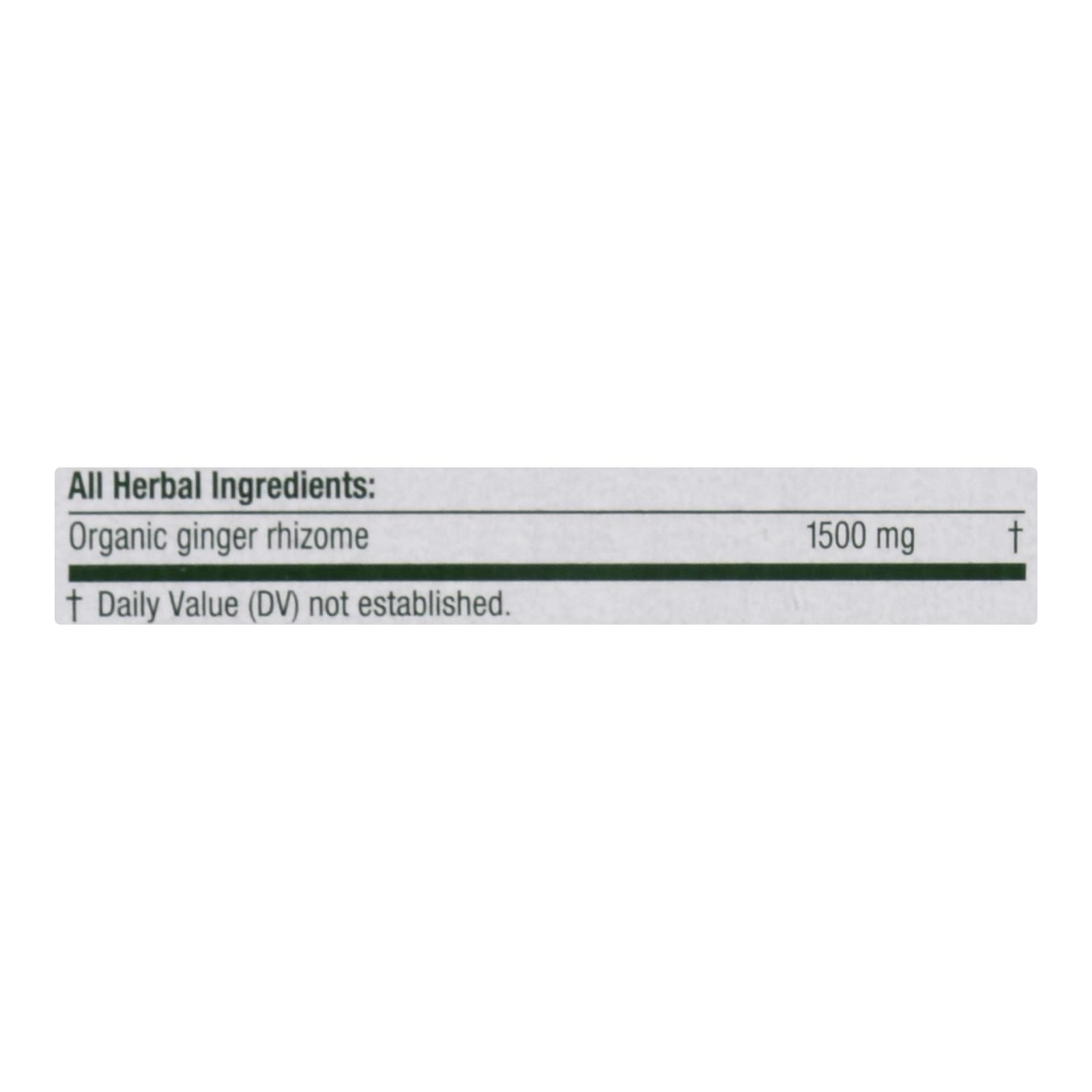 Traditional Medicinals Organic Ginger Herbal Tea - 16 Tea Bags - Case of 6