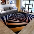 thumbnail image 2 of 3d Vortex Illusion Carpet Entrance Door Floor Mat Abstract Geometric Optical Doormat Non-slip Floor Mat Living Room Decor Rug-SinKeeU, 2 of 3