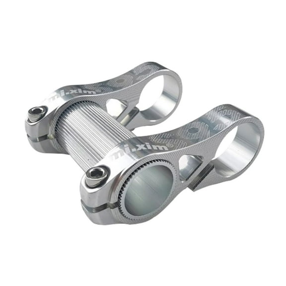 AMLESO Double Stem Folding Bike Stem Adjustable Handlebar Stem Front Extension Stem for s Folding Bike Repair Accessory Spare