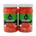 thumbnail image 4 of Best of Thailand Japanese Pink Pickled Sushi Ginger | No MSG | 2 Jars of 12oz Fresh Sliced Young Gari Pickled Ginger in Sweet Pickling Brine with Color | Fat-Free, Sugar-Free, Kosher, 4 of 4