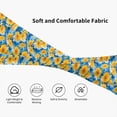 thumbnail image 5 of Lsque Blue Ocean Wave Sunflower Pattern Sweatbands Sports Headband for Men & Women - Moisture Wicking Athletic Cotton Terry Cloth Sweatband for Tennis, Basketball, Running, 5 of 9
