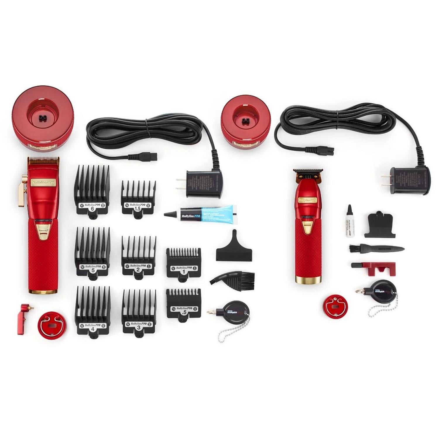 BaBylissPRO 限定バリカン トリマーセット レッド BaByliss Pro LimitedFX Boost+ Collection with Clipper, Trimmer