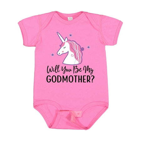 

Inktastic Godmother Proposal for Godparent Gift Baby Boy or Baby Girl Bodysuit